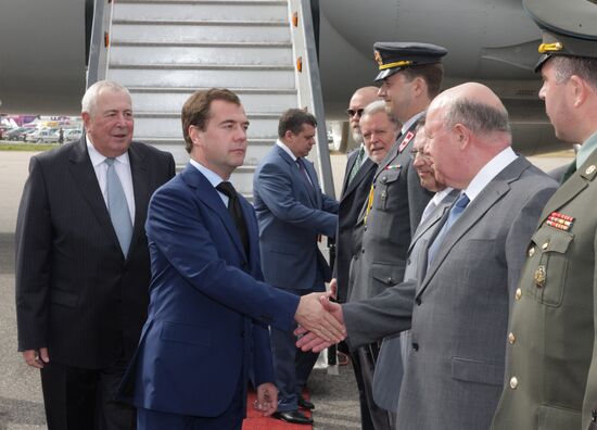 Dmitry Medvedev visits Finland
