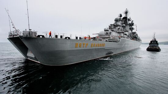 The Peter the Great cruiser