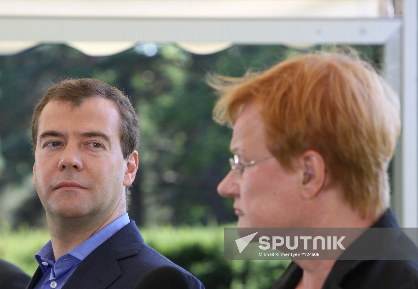 Dmitry Medvedev visits Finland. Second day.