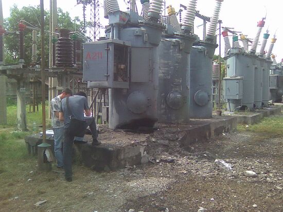 Baksan hydroelectric power station hit by blasts