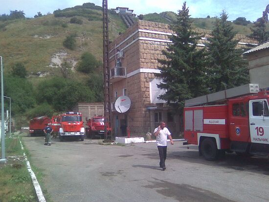 Baksan hydroelectric power station hit by blasts