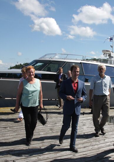 Dmitry Medvedev's business trip to Finland. Day Two