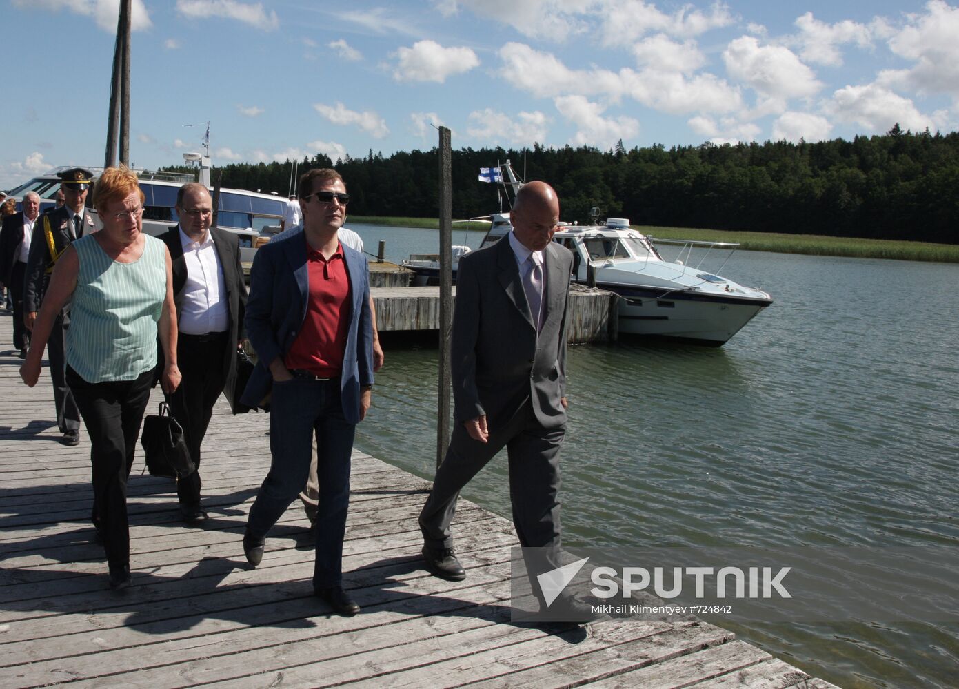 Dmitry Medvedev's business trip to Finland. Day Two