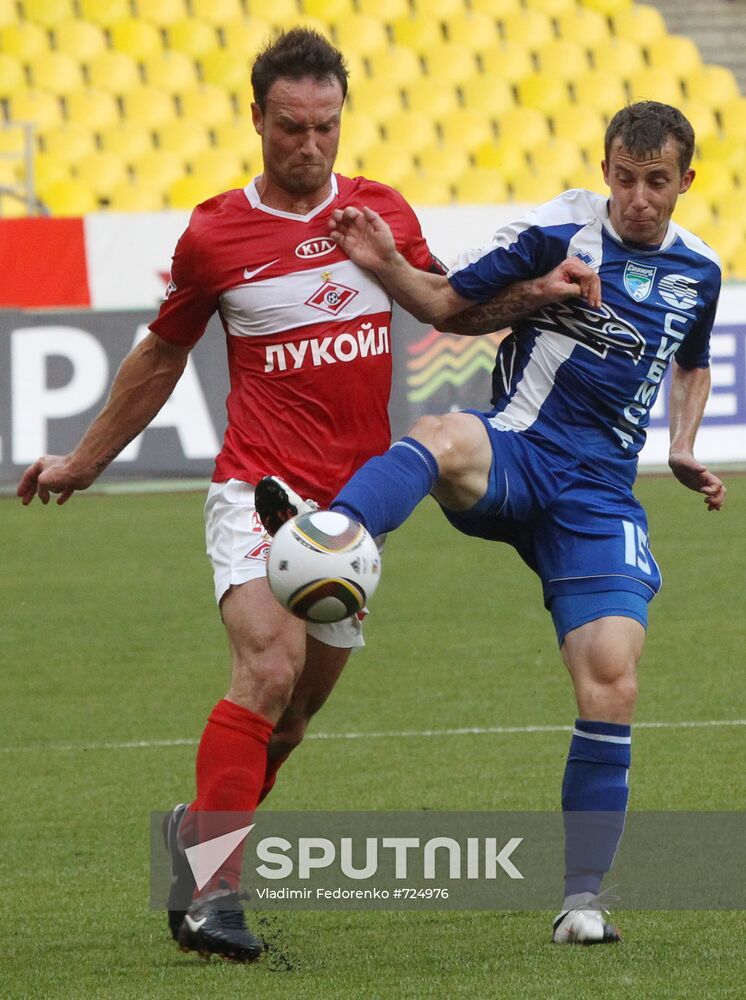 Russian Football Premier League. Spartak vs. Sibir