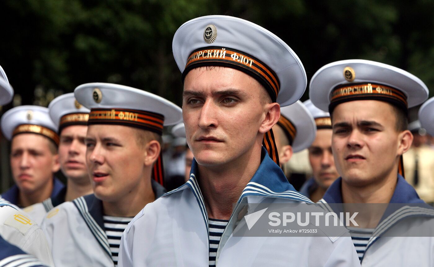 Black Sea Fleet sailors