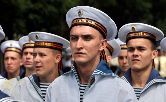 Black Sea Fleet sailors