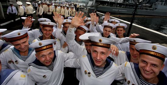 Sailors of Black Sea Fleet