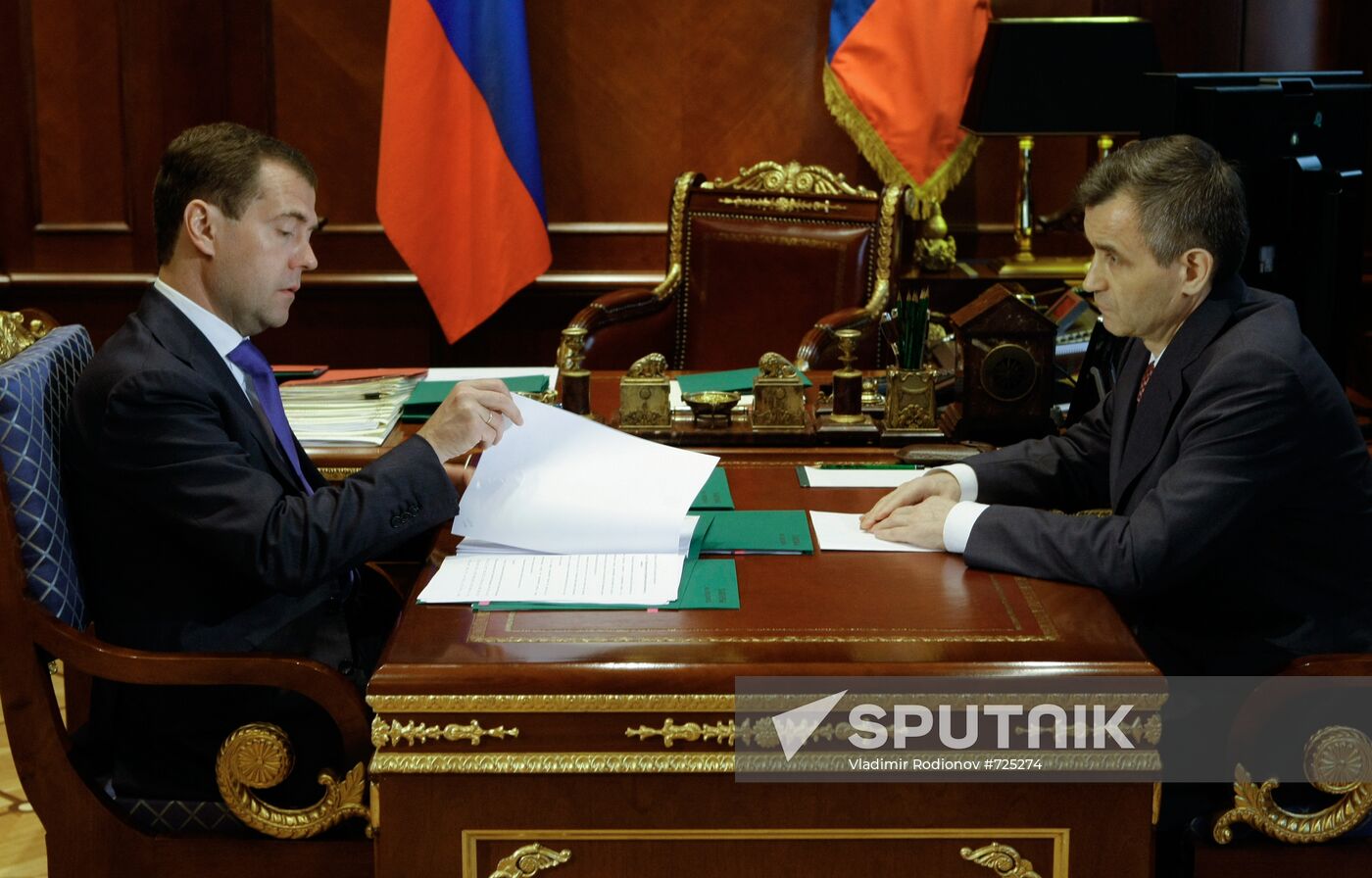 Dmitry Medvedev meeting Rashid Nurgaliyev