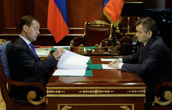 Dmitry Medvedev meeting Rashid Nurgaliyev