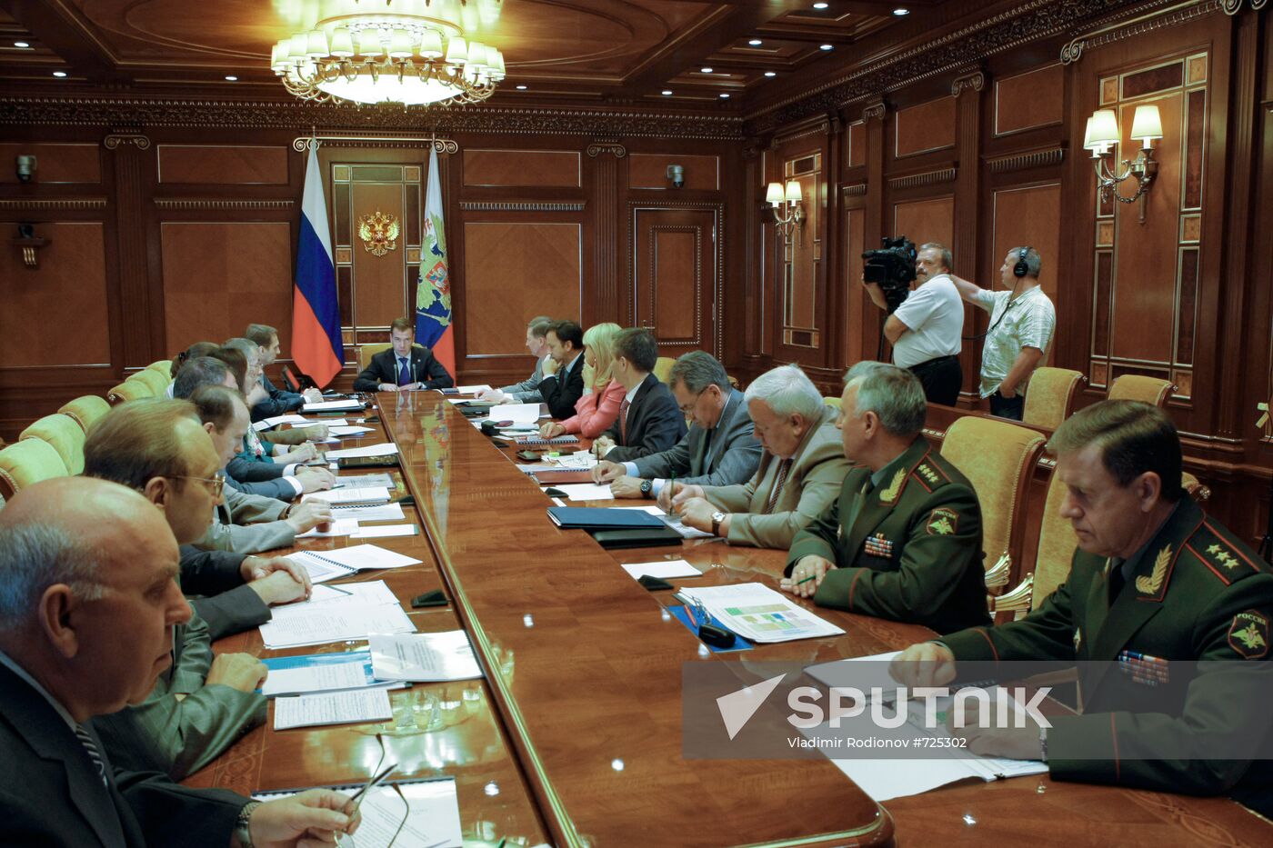 Dmitry Medvedev conducts certain events, July 22, 2010