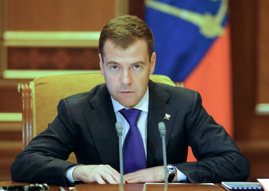 Dmitry Medvedev conducts certain events, July 22, 2010