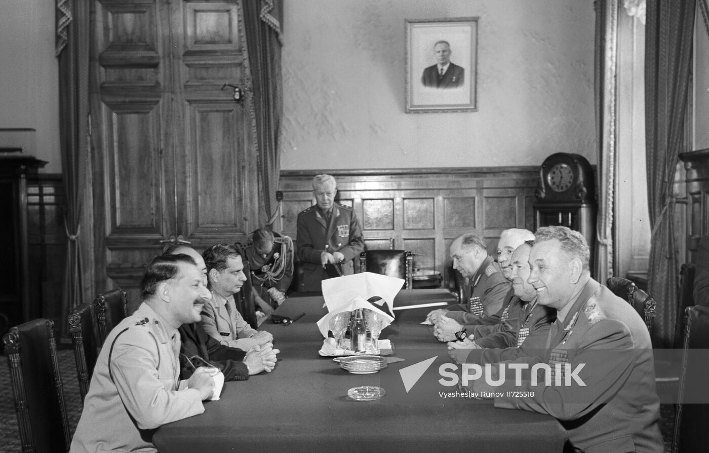 Sam Manekshaw meeting Andrei Grechko