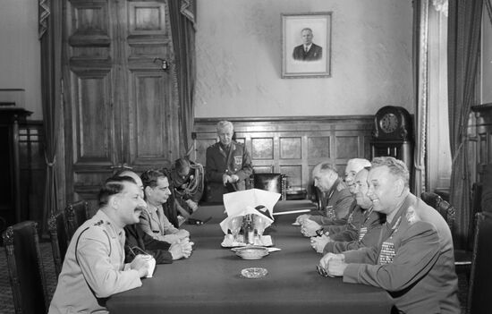 Sam Manekshaw meeting Andrei Grechko