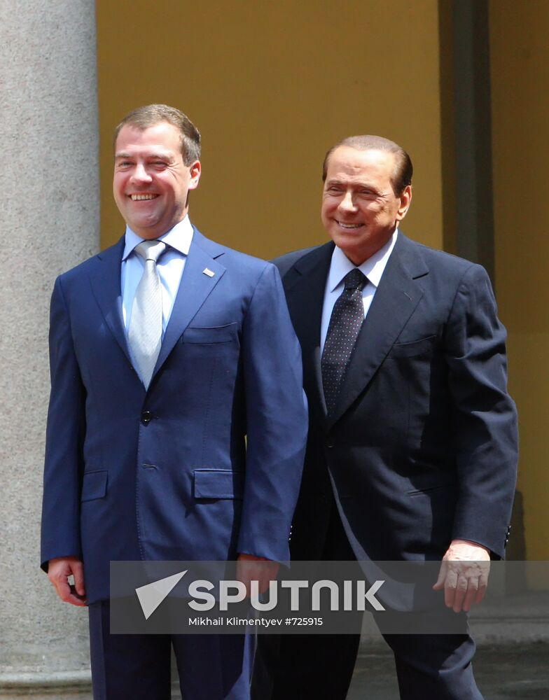 Dmitry Medvedev's working visit to Milan