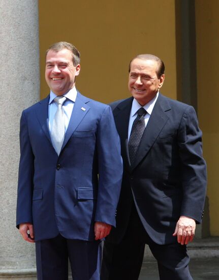 Dmitry Medvedev's working visit to Milan