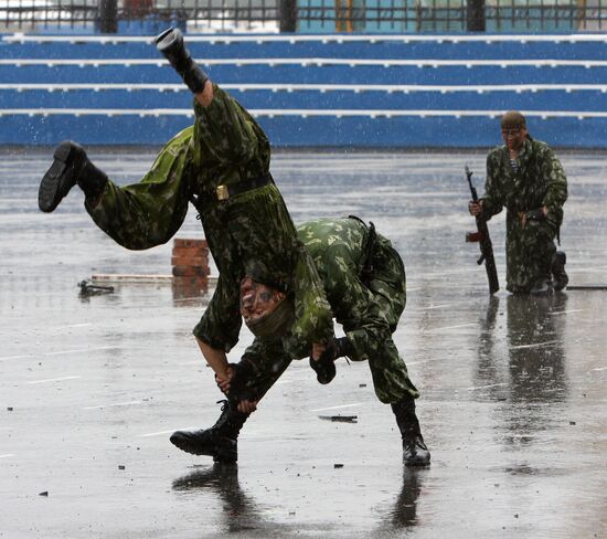 Pacific Fleet holds rehearsal for Navy Day parade