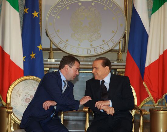 Dmitry Medvedev visits Milan