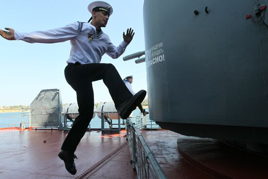 Preparations for Day of Russian Navy celebration in Sevastopol