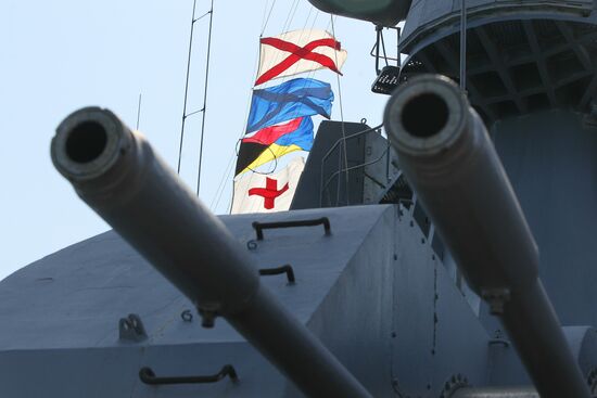 Preparations for Day of Russian Navy celebration in Sevastopol