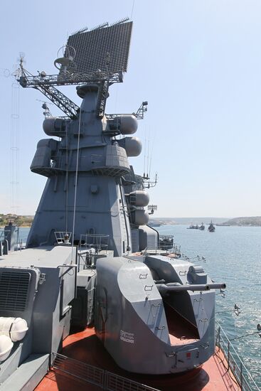 Preparations for Day of Russian Navy celebration in Sevastopol
