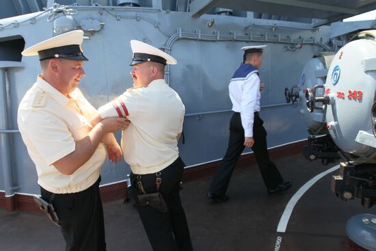 Fleet prepares for Navy Day celebrations in Sevastopol