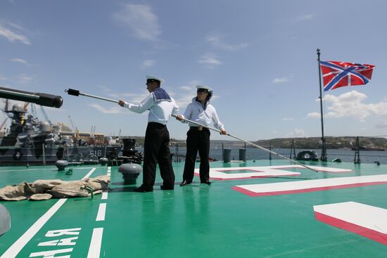 Fleet prepares for Navy Day celebrations in Sevastopol