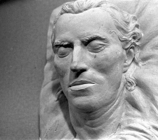 Sculptural portrait of poet Friedrich von Schiller