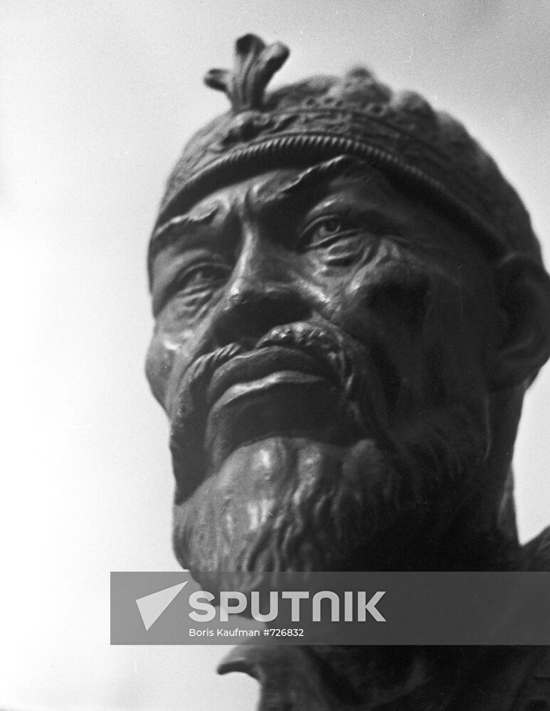 Sculptural portrait of Tamerlan