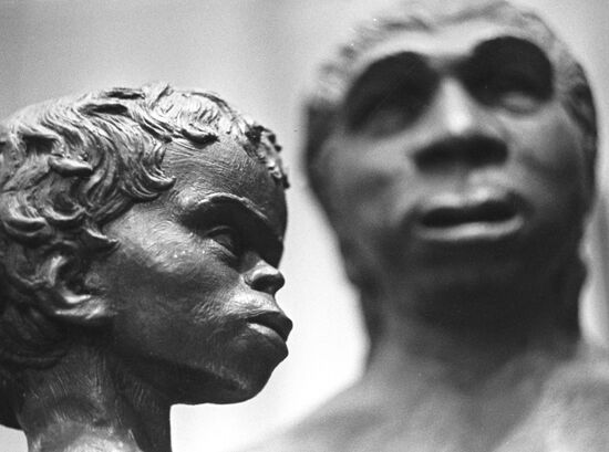 Sculptural portrait of a boy from the Crimea peninsular