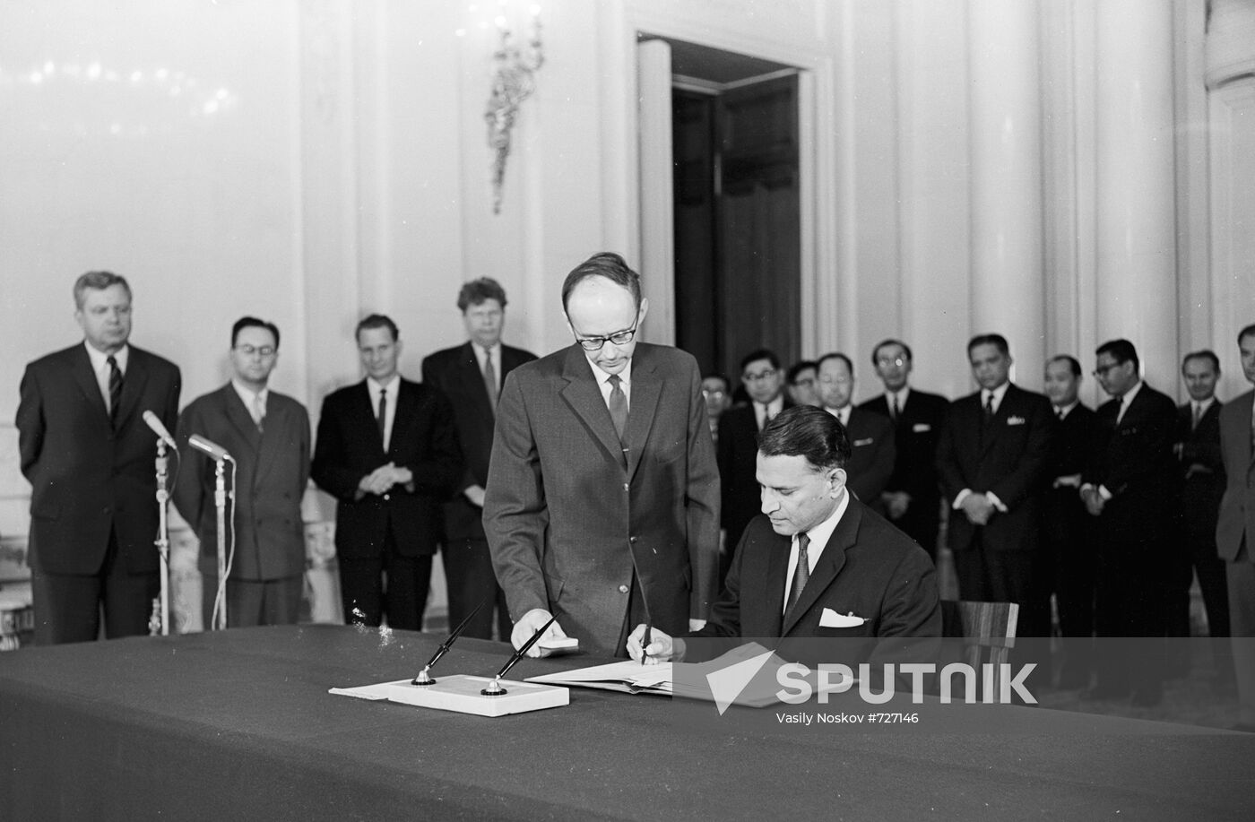 Signing ceremony of Partial Test Ban Treaty (PTBT)