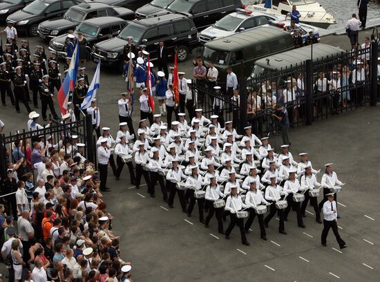 Navy Day celebration in Vladivostok