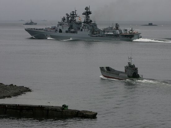 Navy Day celebration in Vladivostok
