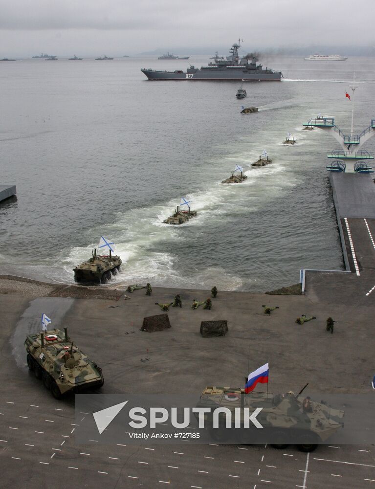 Navy Day celebration in Vladivostok