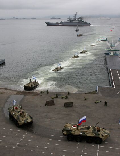 Navy Day celebration in Vladivostok