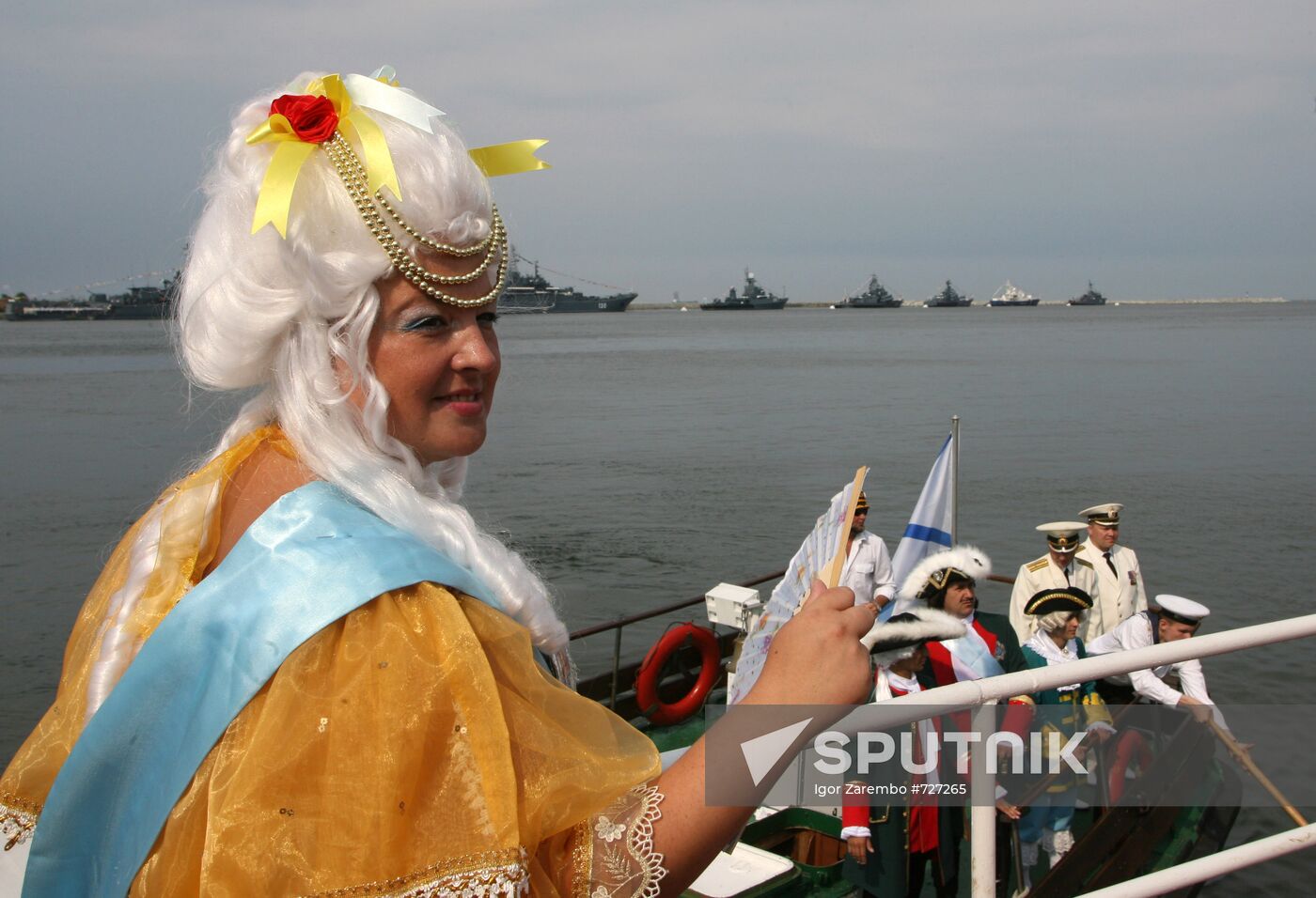 Dramatic performance dedicated to Russian Navy Day celebrations