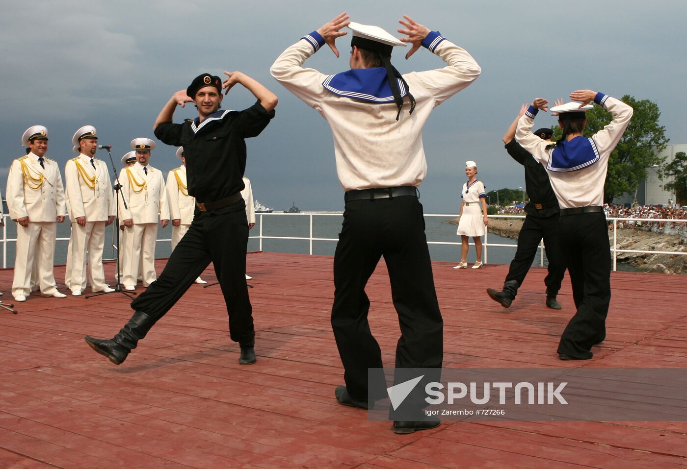 Celebrations on the Navy Day in Baltiisk