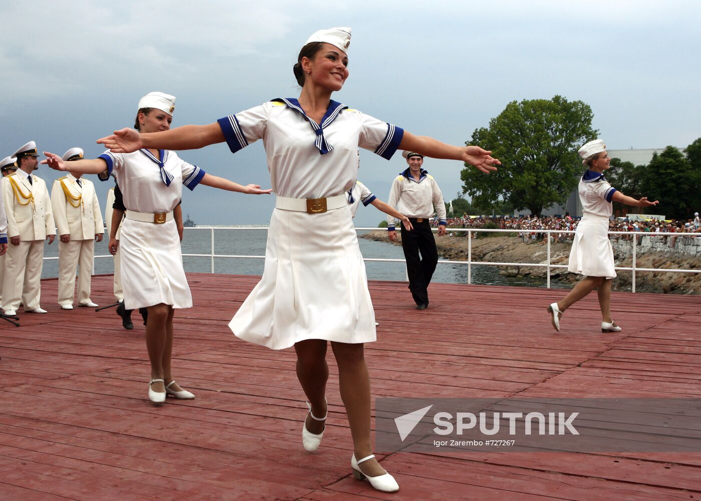 Celebrations on the Navy Day in Baltiisk