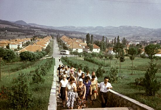 Soviet tourists in Gorny Milanovac