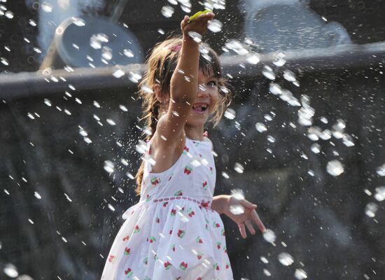 Young Muscovite at Manezh Square