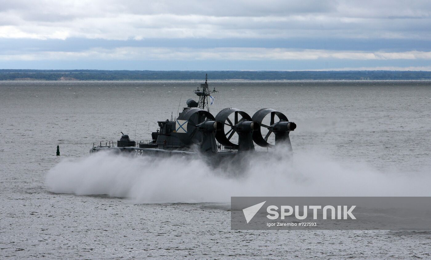 Russian Navy Day celebration in Baltiysk