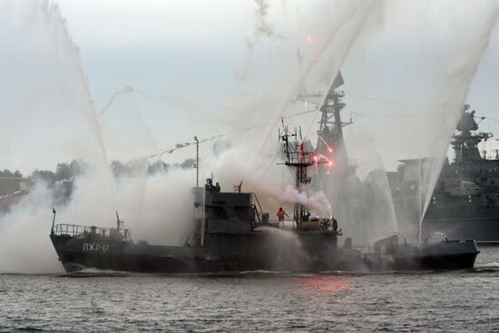 Russian Navy Day celebration in Baltiysk