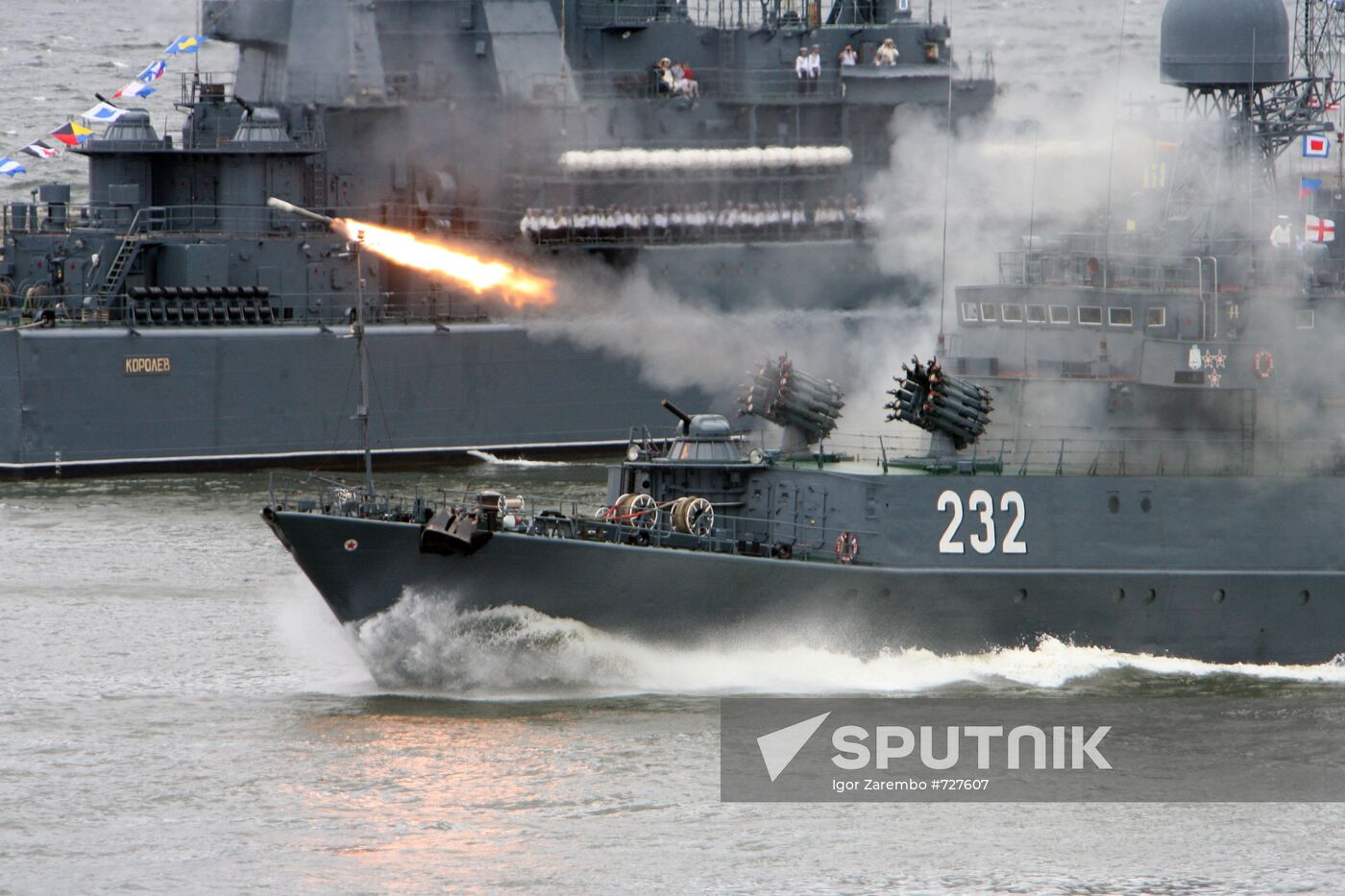 Russian Navy Day celebration in Baltiysk