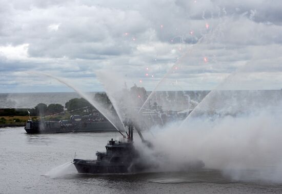 Russian Navy Day celebration in Baltiysk