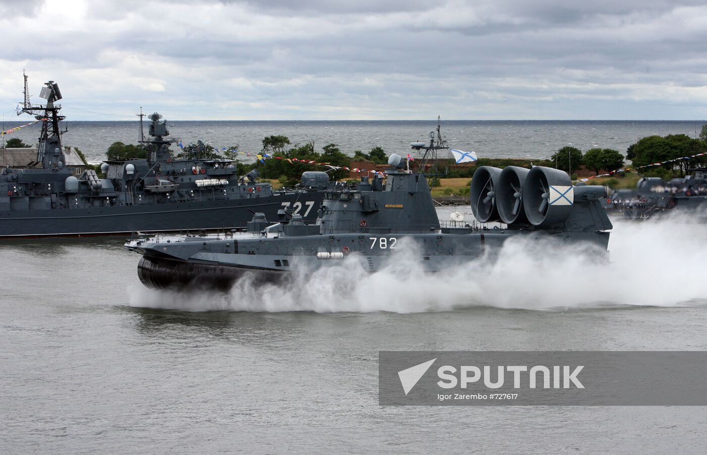 Russian Navy Day celebration in Baltiysk