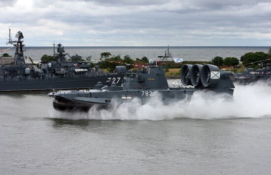 Russian Navy Day celebration in Baltiysk