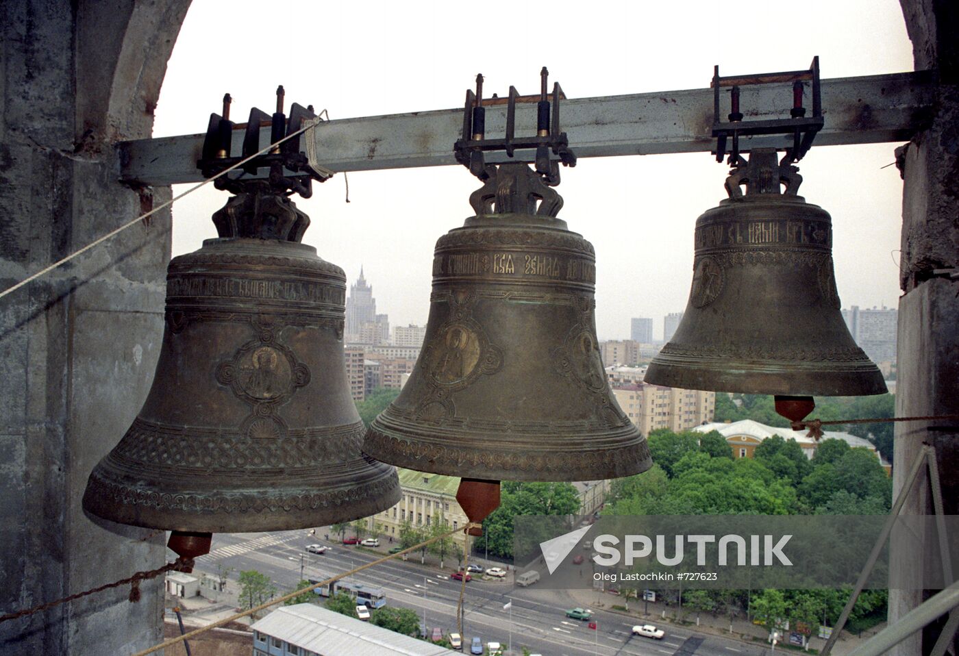 The smaller bells of the Cathedral of Christ the Saviour