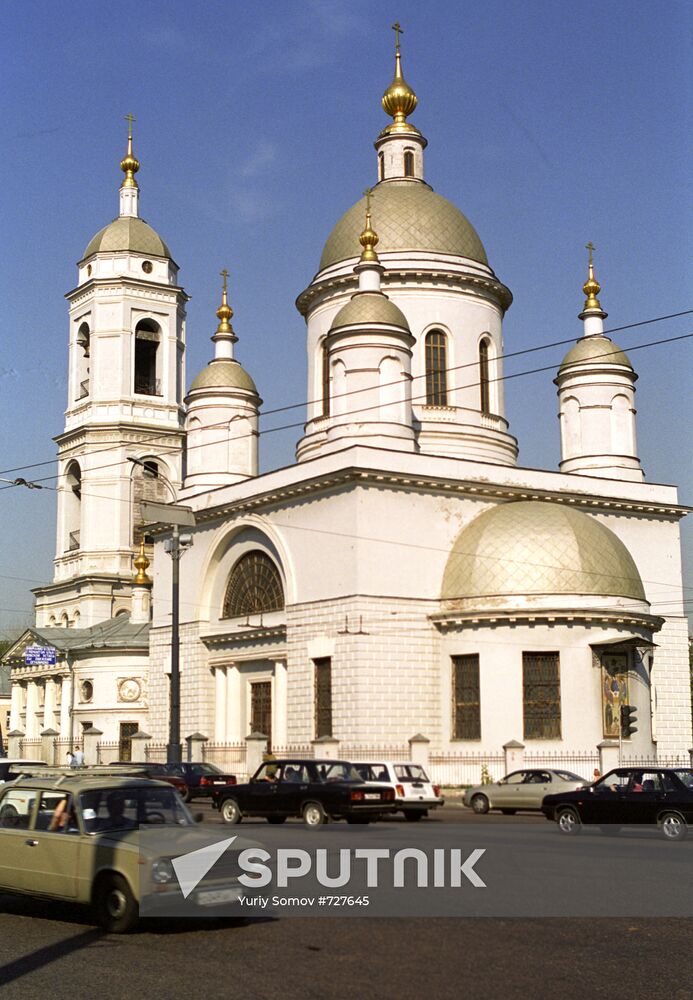 The Church of St. Sergius of Radonezh in Rogozhskaya sloboda