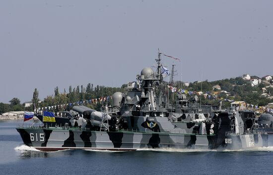 Russian Navy Day celebration in Sevastopol