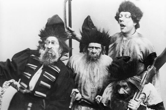 Scene of opera Boris Godunov by Modest Musorgsky