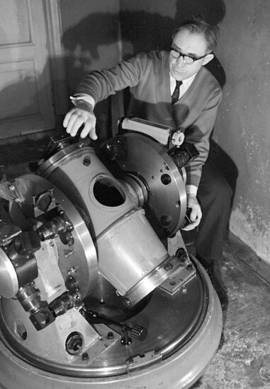 D.Usanov, engineer of Pulkovo Observatory